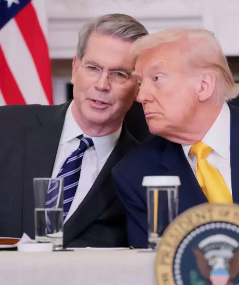 Scott Bessent y Donald Trump