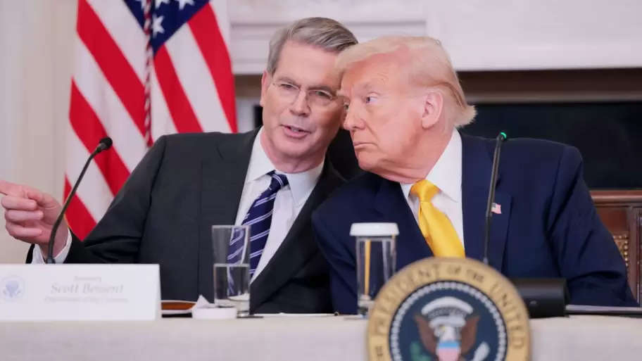 Scott Bessent y Donald Trump