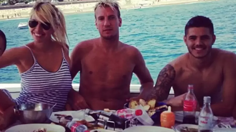 Wanda Nara, Maxi Lpez y Mauro Icardi