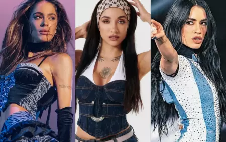 Tini, Mara Becerra y Lali