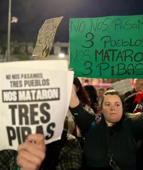 Pedido de justicia por el triple femicidio en La Matanza