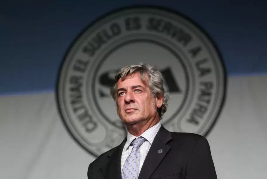 El presidente de la Sociedad Rural Argentina (SRA), Nicols Pino