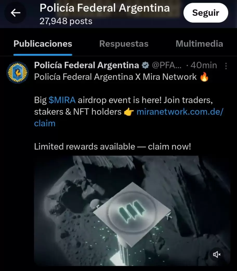 Hackearon las redes de la Polica Federal