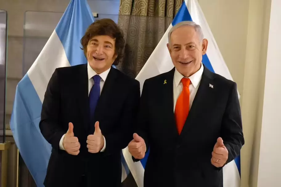 Javier Milei y Benjamin Netanyahu