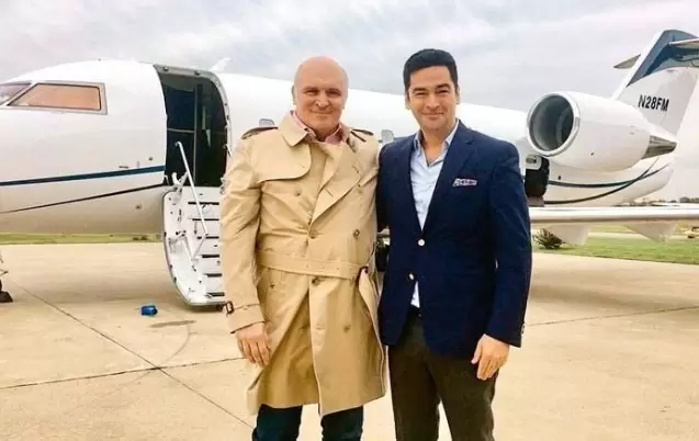 Espert junto a Alfredo "Fred" Machado