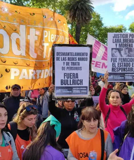 Marcha nacional para pedir justicia por Brenda, Lara y Morena