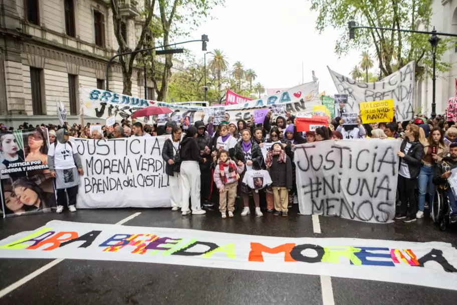 Marcha nacional para pedir justicia por Brenda, Lara y Morena