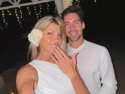 Cande Ruggeri y su prometido, Nicols Maccari