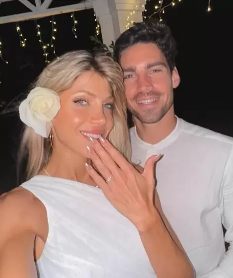 Cande Ruggeri y su prometido, Nicols Maccari