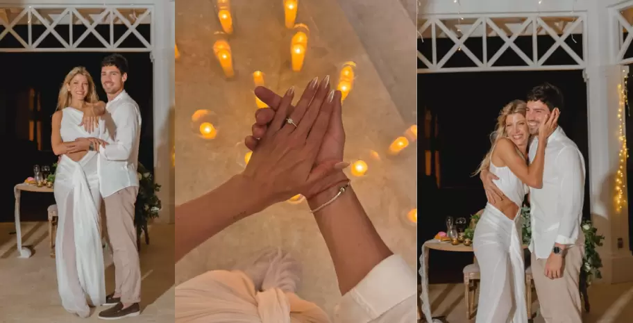 Cande Ruggeri mostró los detalles de su propuesta de casamiento en Punta Cana