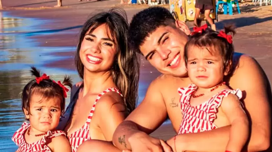 Daniela Celis, Thiago Medina y sus hijas