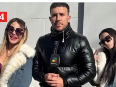 Martn Salwe junto a Lara