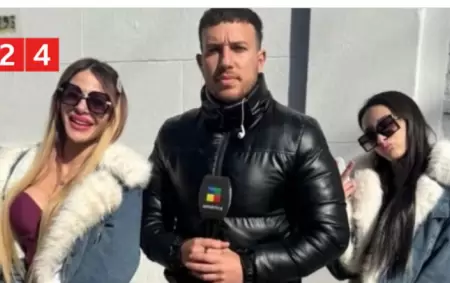 Martn Salwe junto a Lara