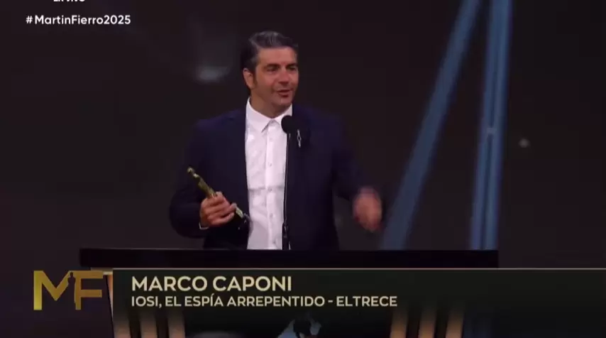Marco Antonio Caponi se llev el Martn Fierro
