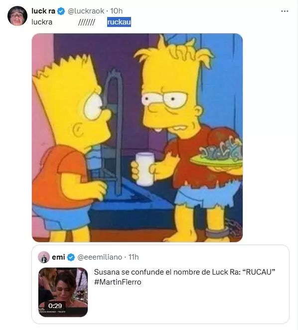 La reacción de Luck Ra al blooper de La Su