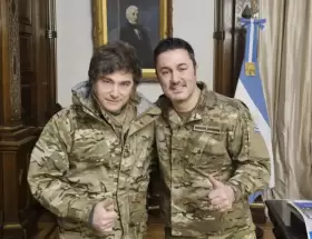 Javier Milei y Luis Petri