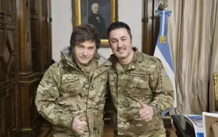 Javier Milei y Luis Petri