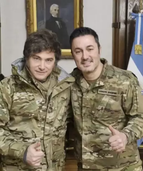 Javier Milei y Luis Petri