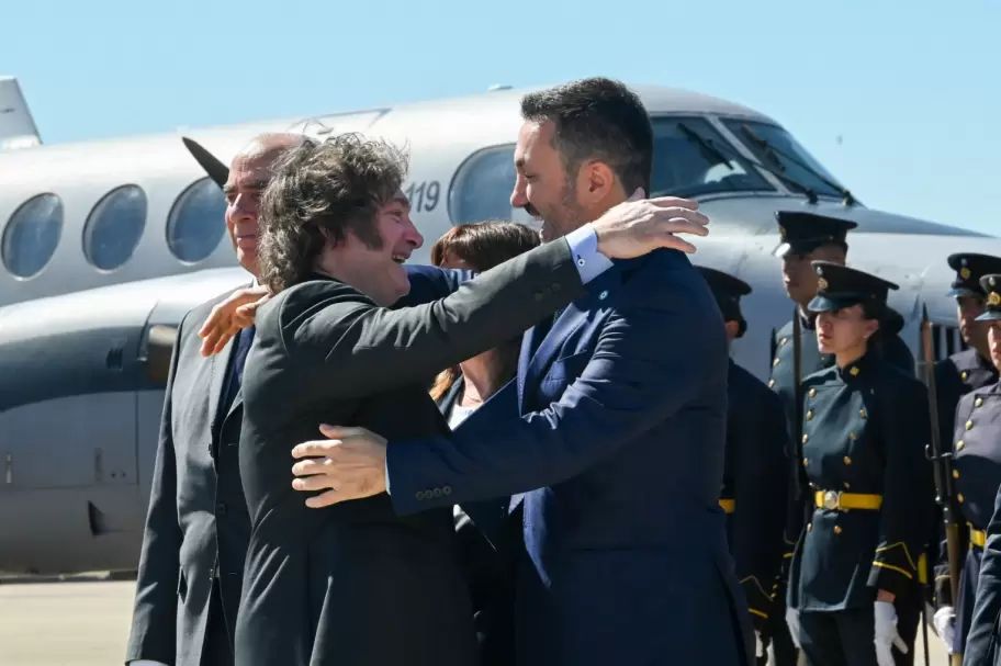 Javier Milei y Luis Petri