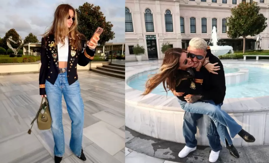 La China Suárez presume su amor por su look y su nuevo celular... por Icardi también