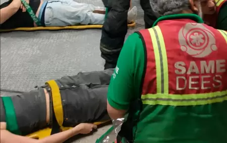 Las nueve personas que cayeron siete pisos en el ascensor quedaron fuera de peligro.