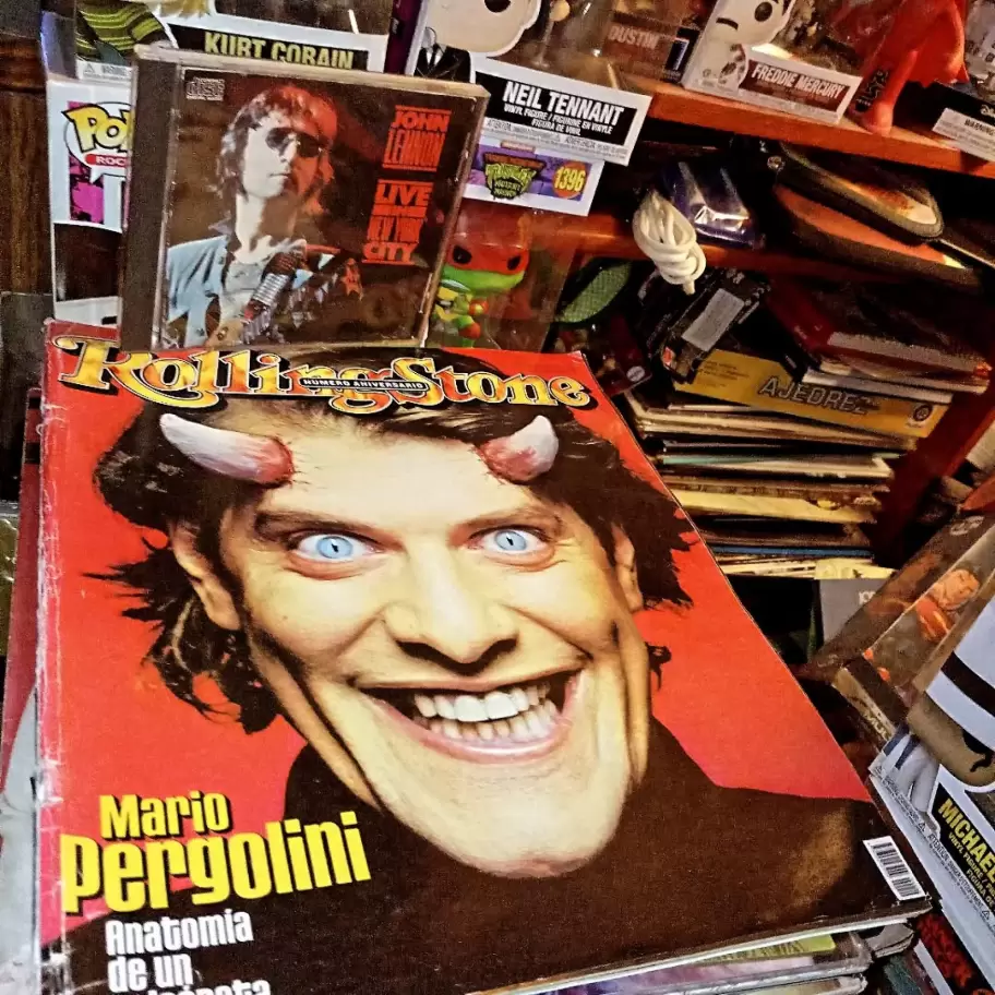 Una de las tapas de la Rolling en la que aparece Pergollini