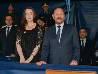 Victoria Villarruel junto a Gildo Insfrn