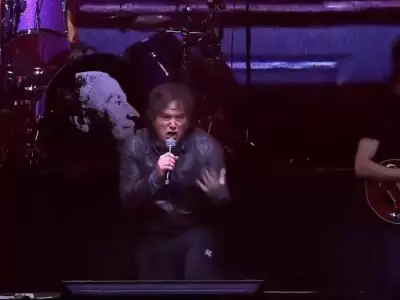 Javier Milei en el Movistar Arena