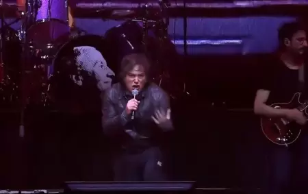 Javier Milei en el Movistar Arena