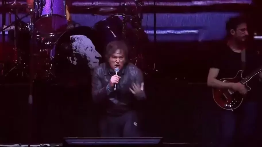 Javier Milei en el Movistar Arena
