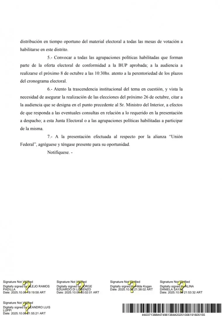 La resolucin del juez Alejo Ramos Padilla