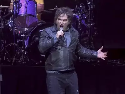 Javier Milei en el Movistar Arena.