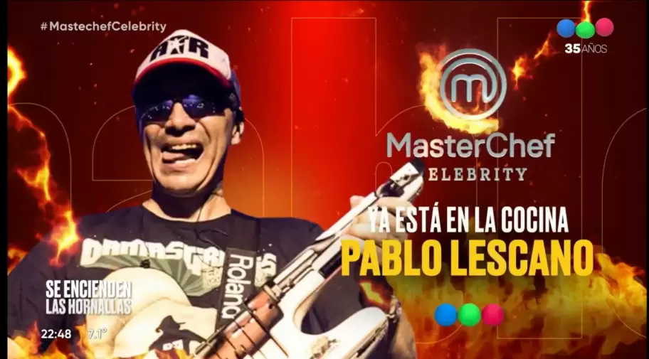Pablo Lescano no habra soportado las largas jornadas de Masterchef