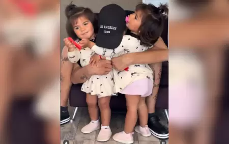 El reencuentro de Thiago Medina con sus hijas