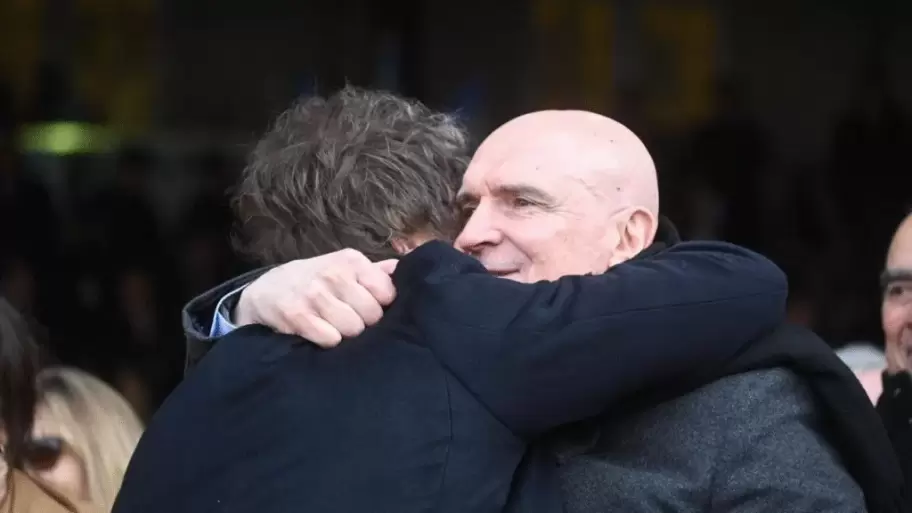 Jos Luis Espert y Javier Milei enamorados