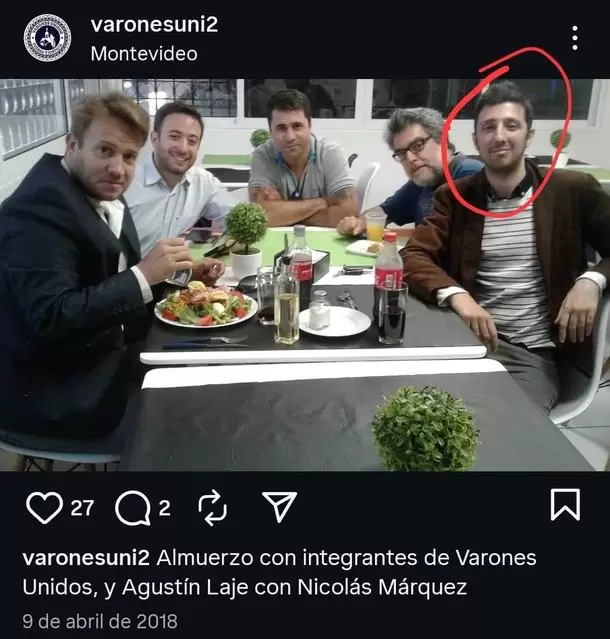 Agustin Laje y Nicols Mrquez compartiendo mesa con el doble femicida Pablo Laurta.