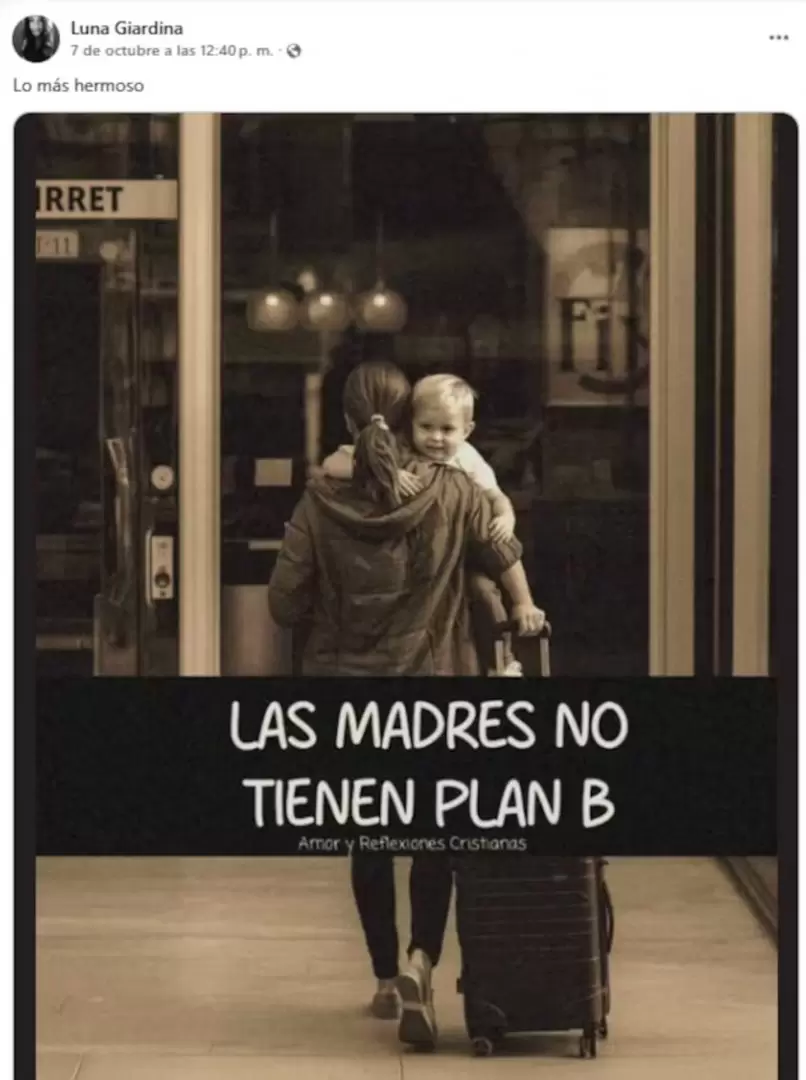 Los mensajes de Luna antes de su muerte