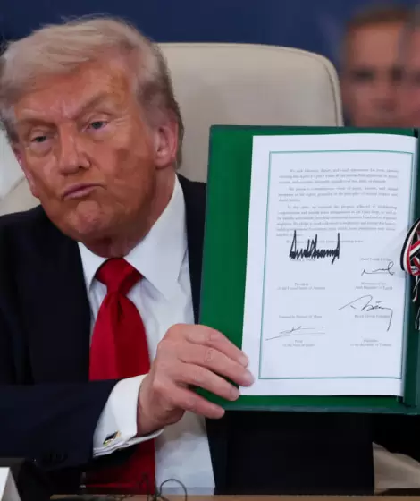 Trump lidera el acuerdo de paz entre Hams e Israel