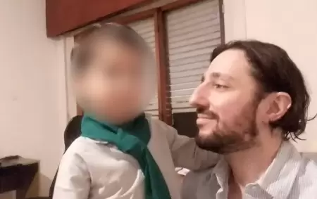 Pablo Laurta y su hijo