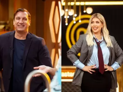Maxi Lpez y Wanda Nara en MasterChef
