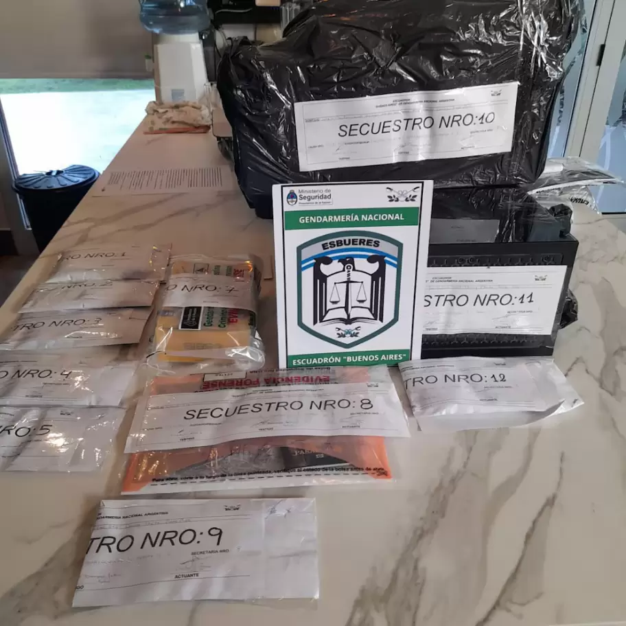 Algunas de las incautaciones del megaoperativo