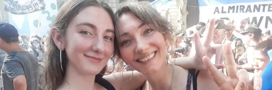 Mara Eugenia Karall y su hija