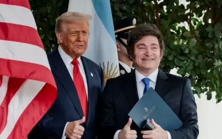 Trump y Milei en la Casa Blanca