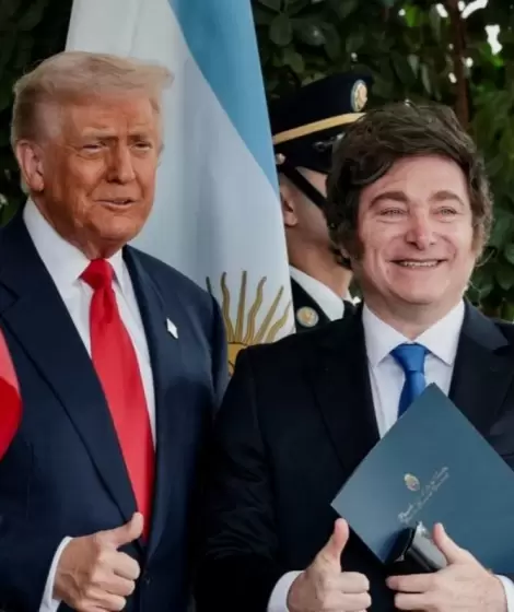 Trump y Milei en la Casa Blanca