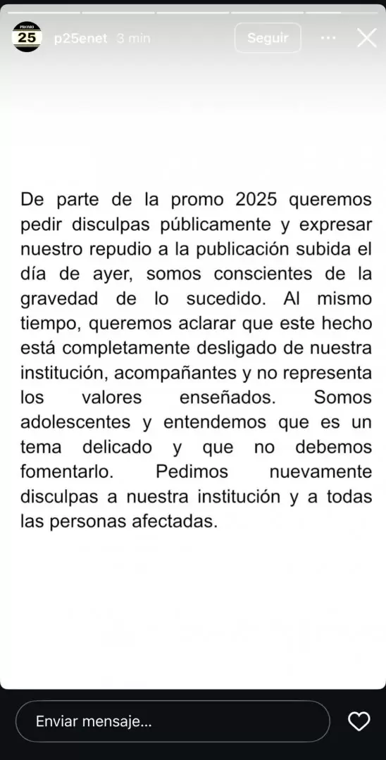 Desde Bariloche, se esbozaron tibios pedidos de disculpas