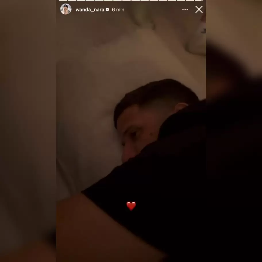 El delantero cuestionó la presencia del actual novio de Wanda, Martín Migueles, en videos difundidos en redes.