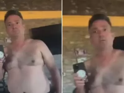 Ignacio "Nacho" Contreras en el viral previo a la agresin a su pareja de 24 aos.