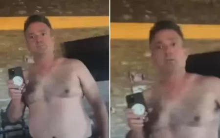 Ignacio "Nacho" Contreras en el viral previo a la agresin a su pareja de 24 aos.