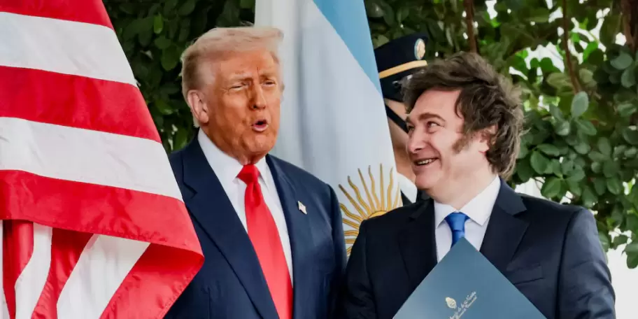 Donald Trump y Javier Milei