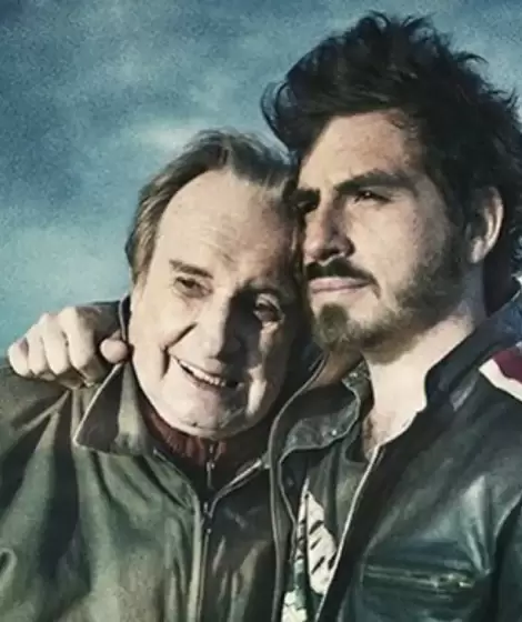 Santiago y Federico Bal en su pelcula Rumbo al Mar